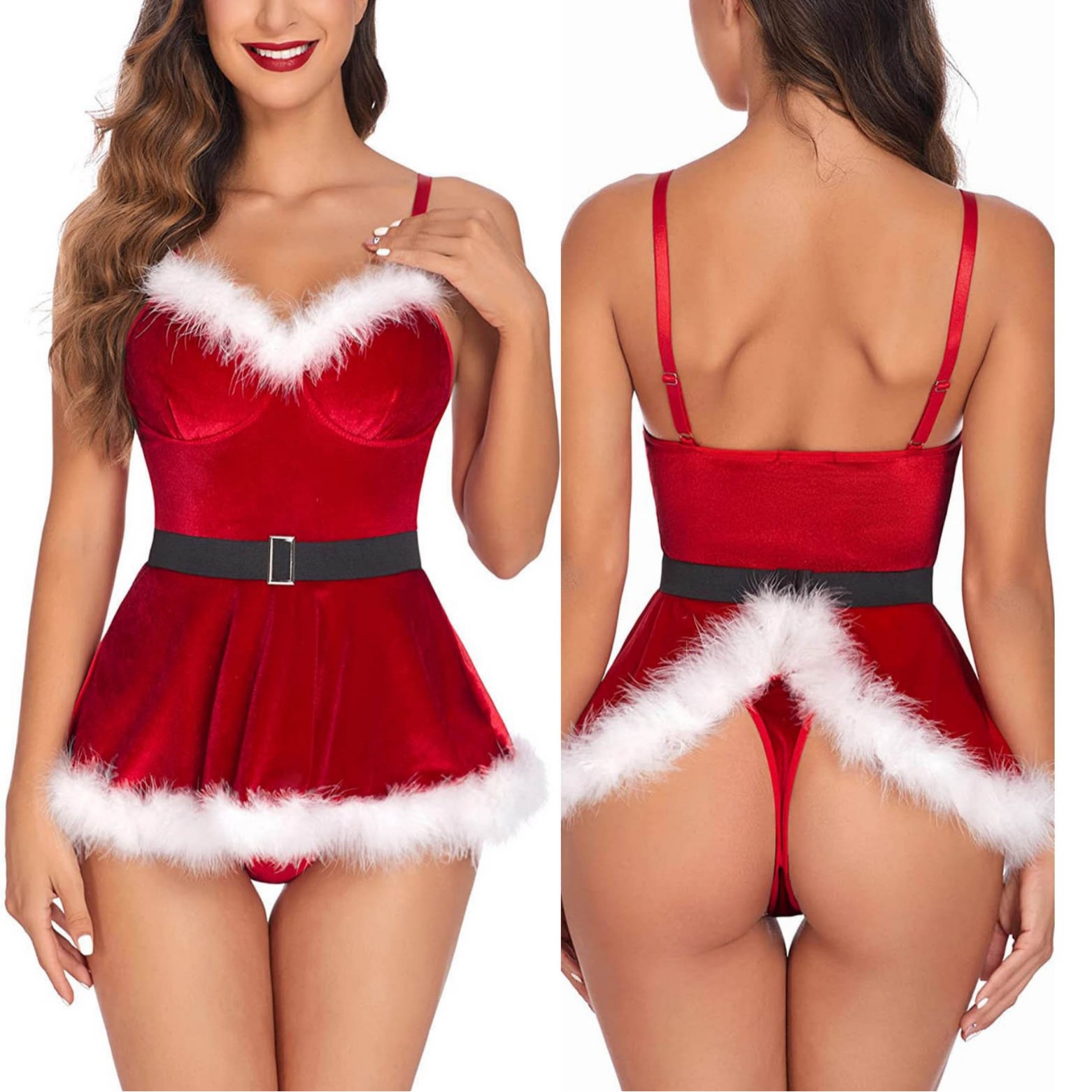 Women's Sexy Nightgown Santa C - đánh giá và giá Women'S Fashion Line