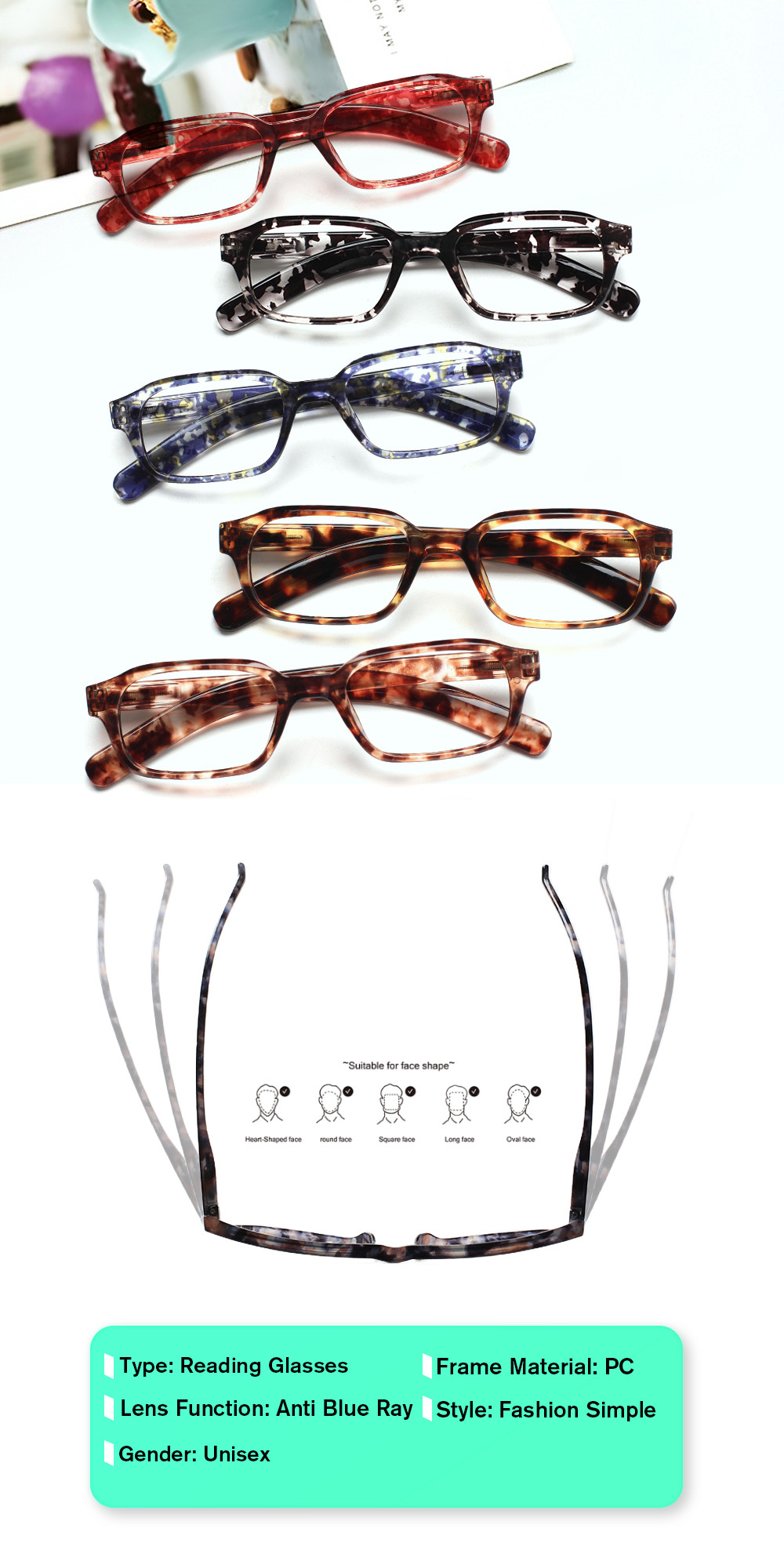 Women Reading Glasses Fashiona - đánh giá và giá Women'S Fashion Glasses With Clear Lenses
