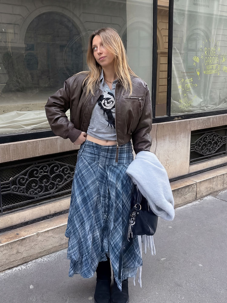 Women Fashion Blue Plaid Pleat - đánh giá và giá Women'S Fashion Trends Spring 2026
