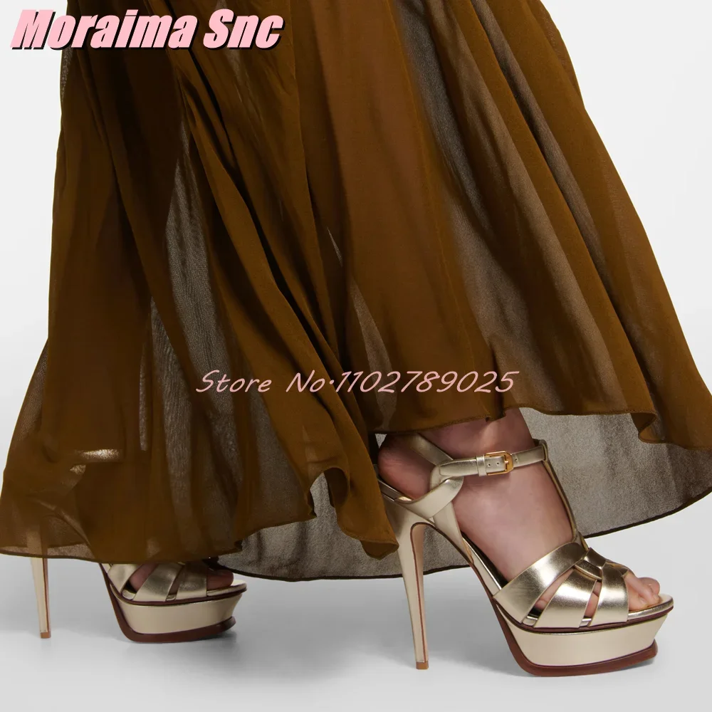 Platform Waeve T-strap Square  - đánh giá và giá Women'S Fashion Line