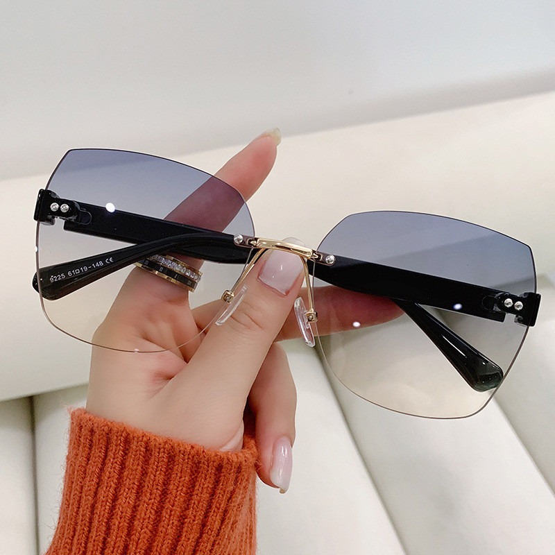 Vintage Rimless Sunglasses Wom - đánh giá và giá Women Fashion Glasses