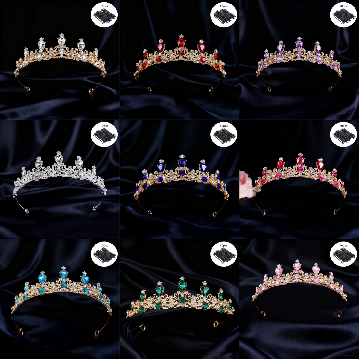 Bridal Tiara Vintage Scroll Rh - đánh giá và giá Women Queen Fashion