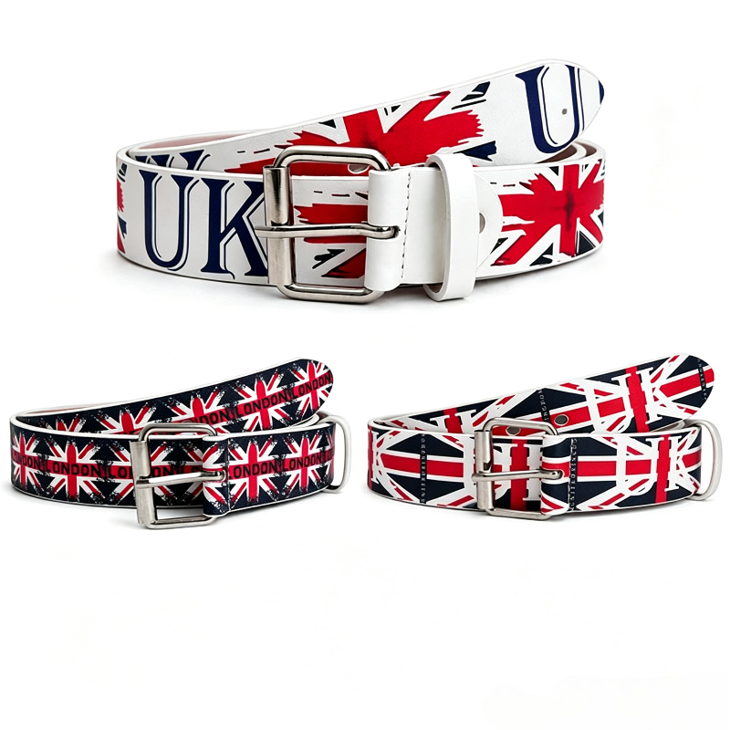 UK Union Jack Flag Print Belt  - đánh giá và giá Women Fashion Uk