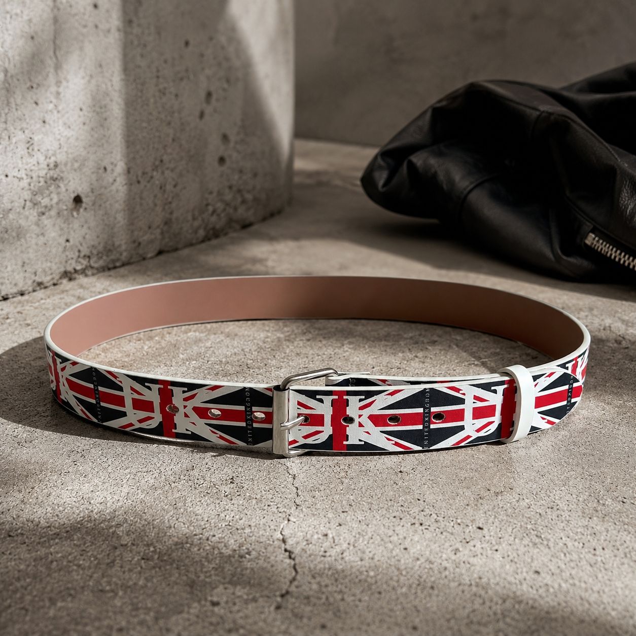 UK Union Jack Flag Print Belt  - đánh giá và giá Women Fashion Uk