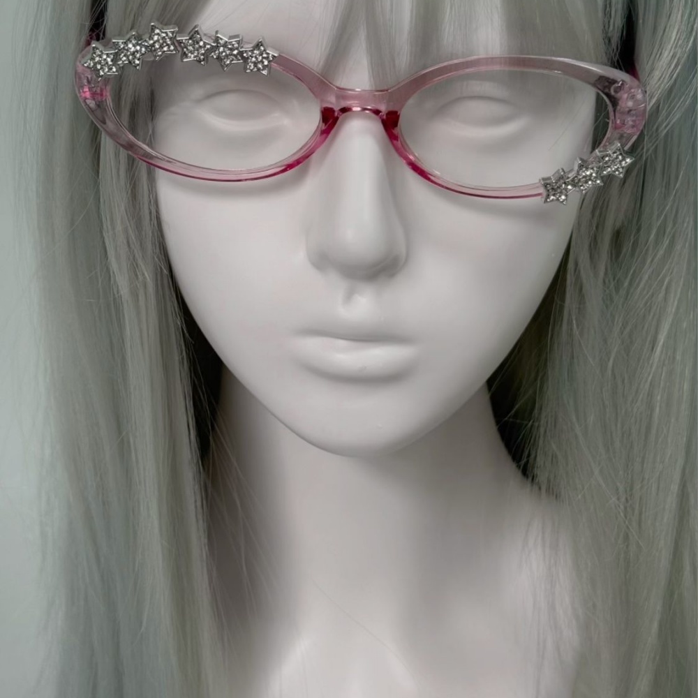 Y2K Star Rhinestone Cat Eye De - đánh giá và giá Women Fashion Glasses
