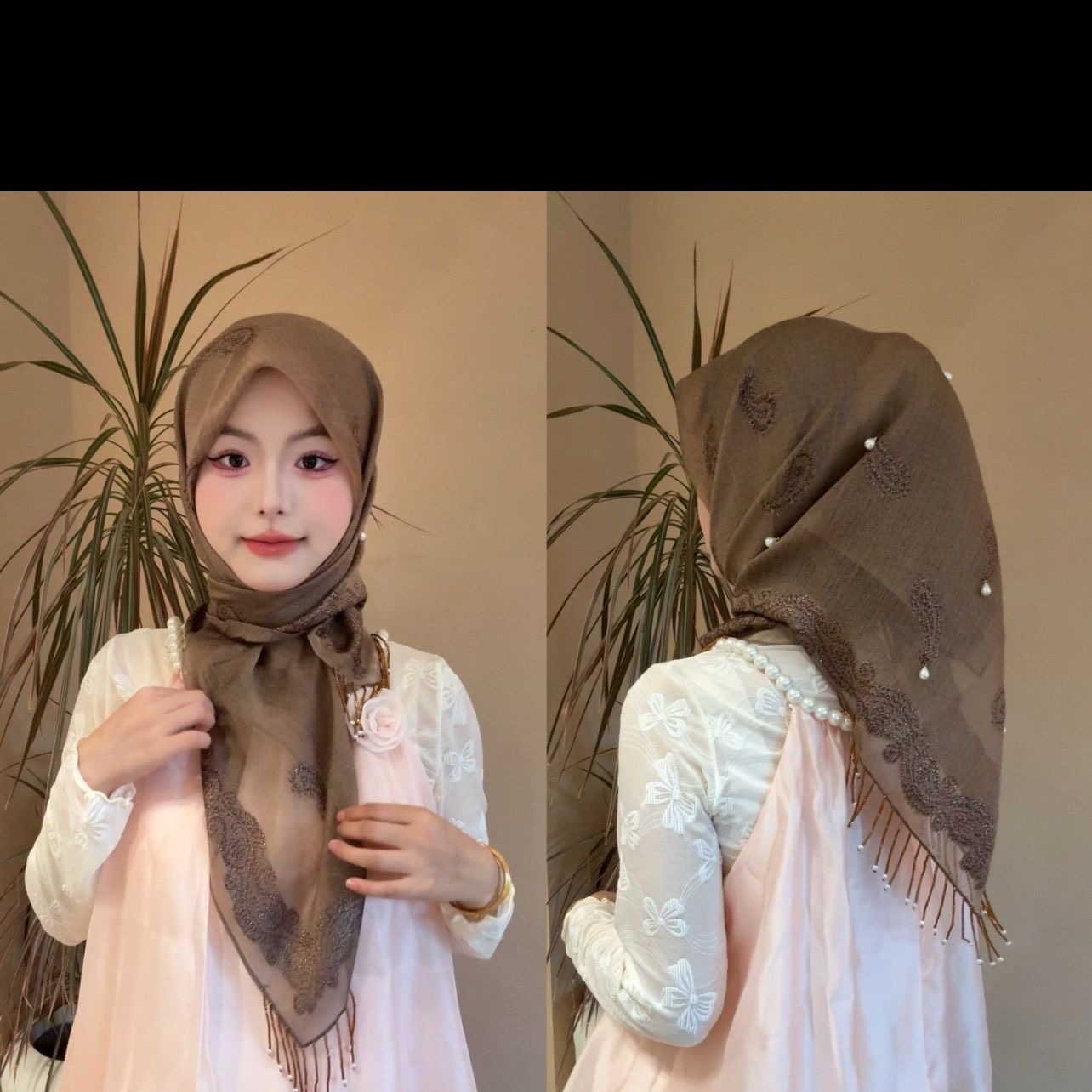 Hijab Muslim Women Shawl Heads - đánh giá và giá Women Fashion Malaysia