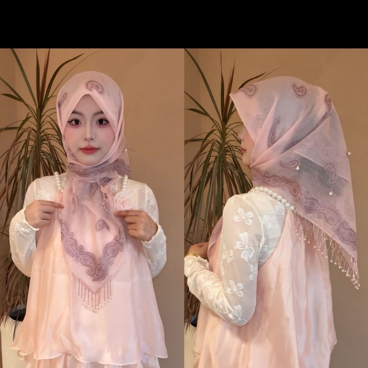 Hijab Muslim Women Shawl Heads - đánh giá và giá Women Fashion Malaysia