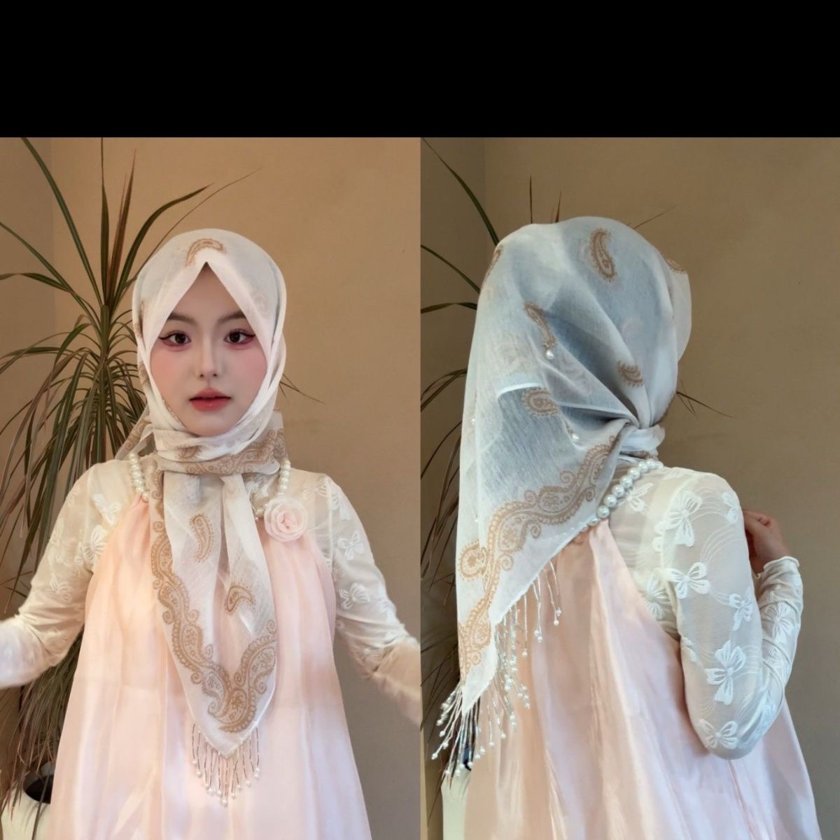 Hijab Muslim Women Shawl Heads - đánh giá và giá Women Fashion Malaysia