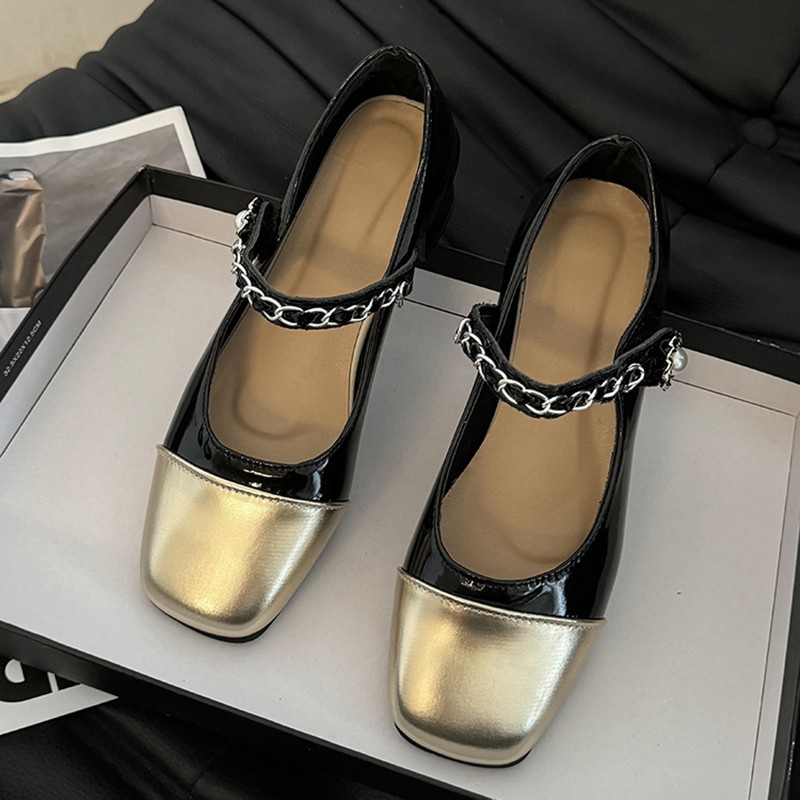 2026 Pearl Clasp Thick-Topped  - đánh giá và giá Women Fashion Heels