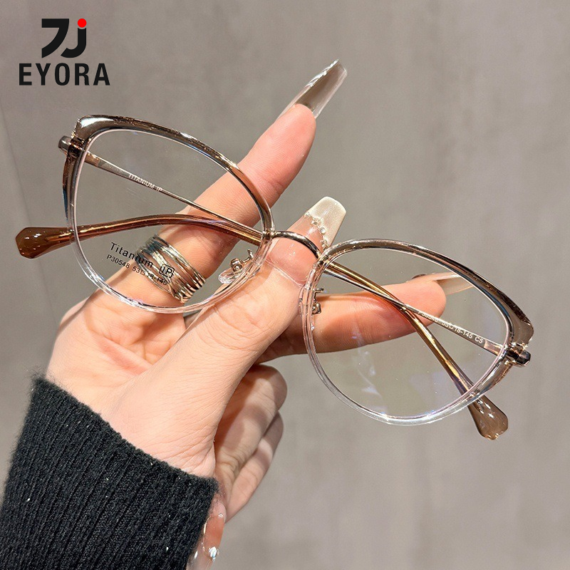 EYORA Small Frame Cat Eye Fash - đánh giá và giá Women'S Fashion Glasses With Clear Lenses