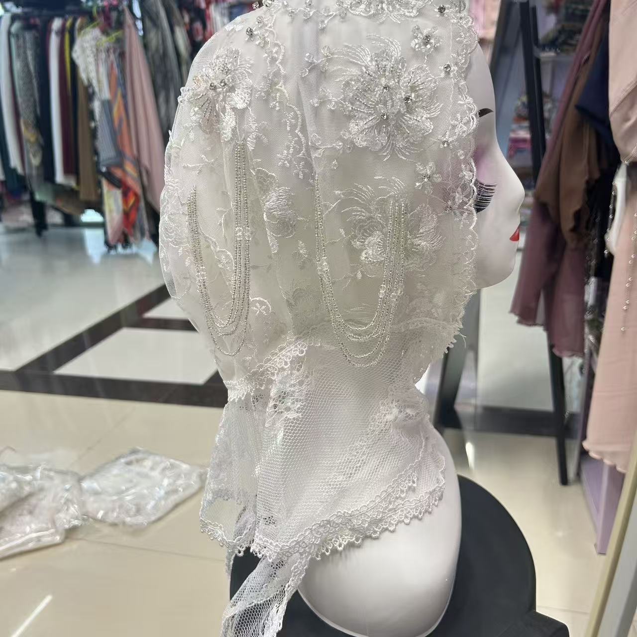 Hijab Muslim Women Shawl Lace  - đánh giá và giá Women Fashion Malaysia