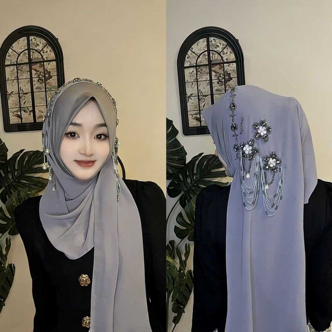 Abaya Hijab Muslim Women Shawl - đánh giá và giá Women Fashion Malaysia