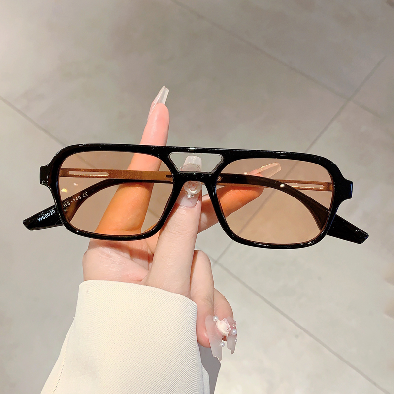 Trendy Women Double Beam Sungl - đánh giá và giá Women Fashion Glasses