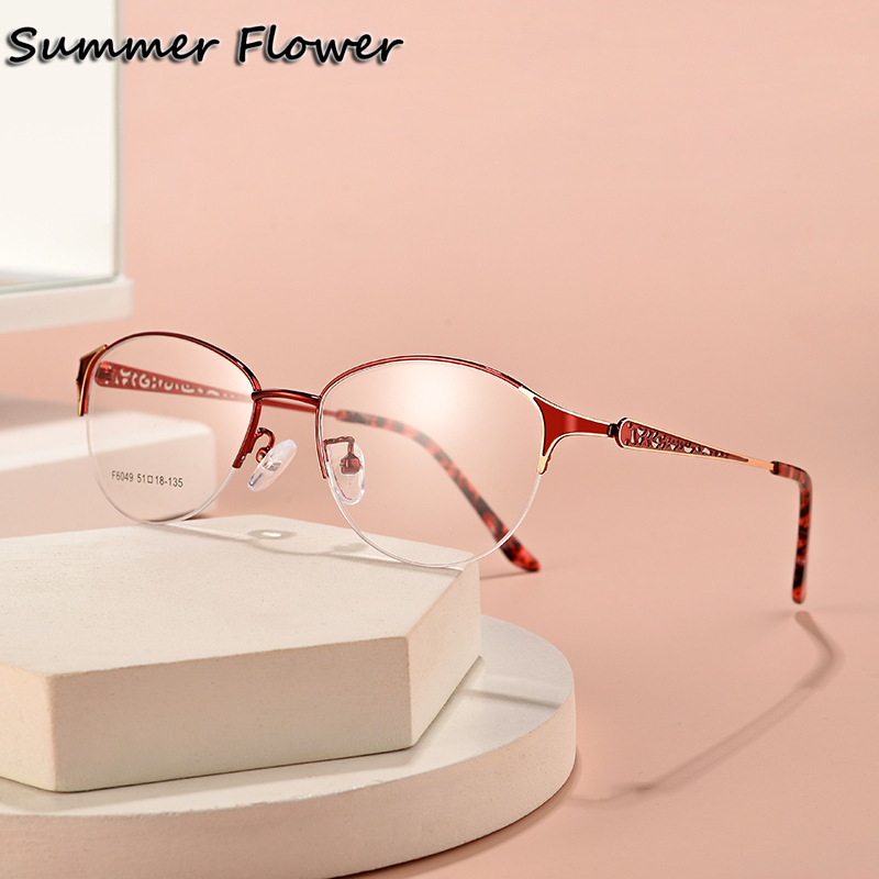 Women Oval Glasses Alloy Optic - đánh giá và giá Women'S Fashion Glasses With Clear Lenses