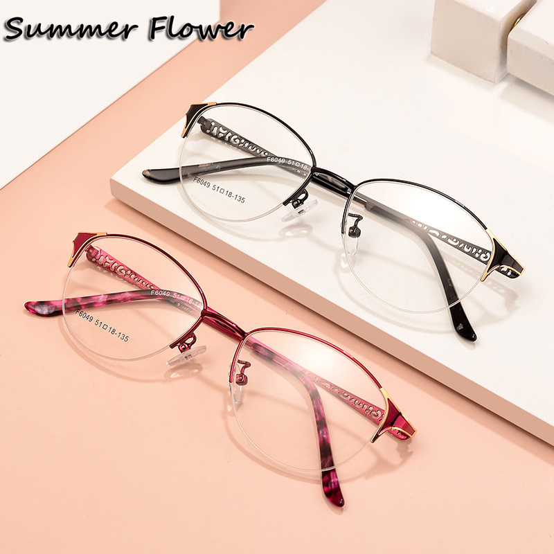 Women Oval Glasses Alloy Optic - đánh giá và giá Women'S Fashion Glasses With Clear Lenses