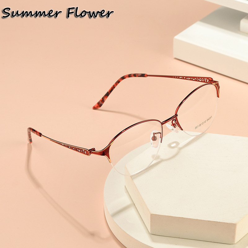 Women Oval Glasses Alloy Optic - đánh giá và giá Women'S Fashion Glasses With Clear Lenses