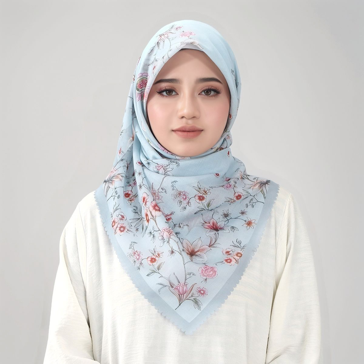 Floral Printed Wave Viscose Sq - đánh giá và giá Women Fashion Malaysia