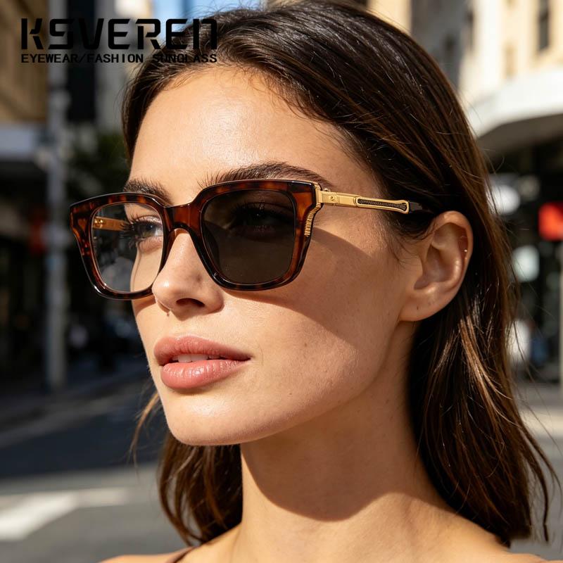 Luxury Design Square Photochro - đánh giá và giá Women'S Fashion Glasses With Clear Lenses