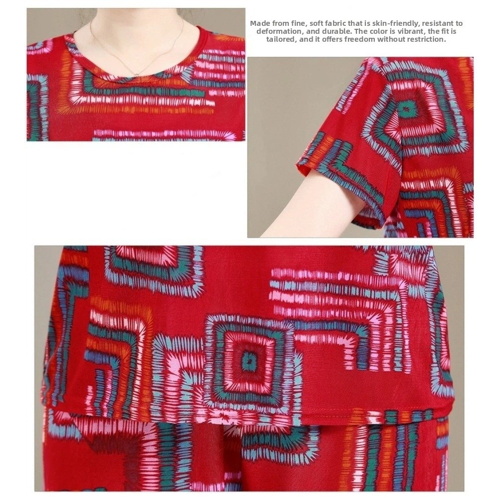 Fashion Plus Size Elderly T-sh - đánh giá và giá Women'S Fashion Pajamas