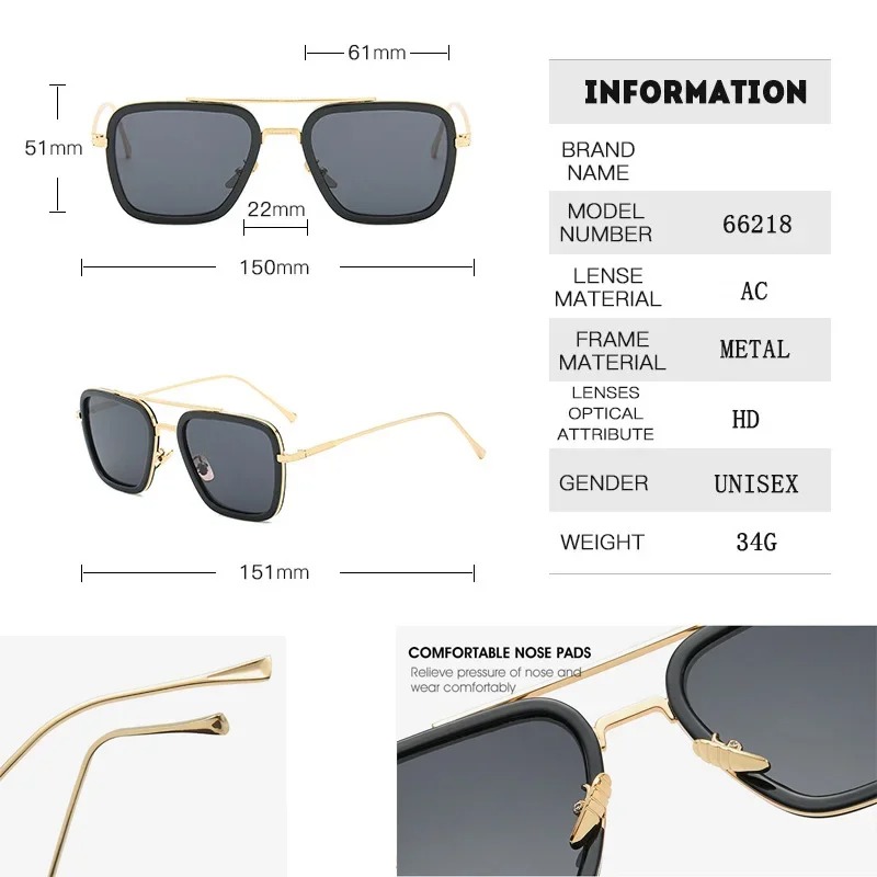 Steam Punk Tony Stark Sunglass - đánh giá và giá Women'S Fashion Eyeglasses