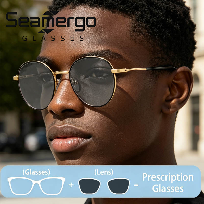 SEAMERGO Round Frame Customize - đánh giá và giá Women'S Fashion Glasses With Clear Lenses